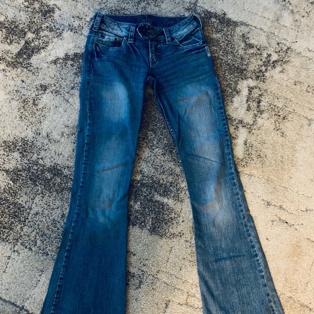 Silver denim jeans 🥀